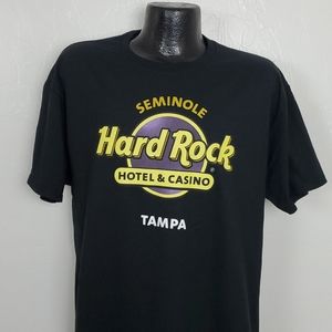 Vintage JerZees Hard Rock Tampa t-shirt cotton graphic adult size L